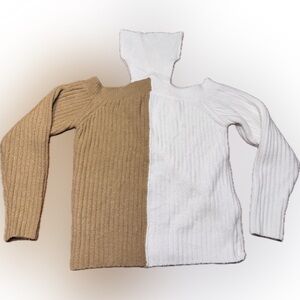 Women's size small off the shoulder sweater like new